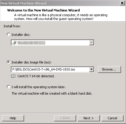 New Virtual Machine Wizard