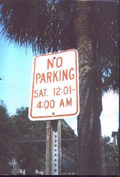 No parking
